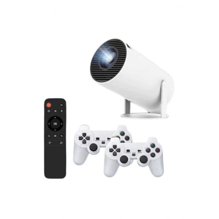 Nevamel Projeksiyon Cihazı Video Oyun Konsolu 8 GB Hafıza LCD Ekran Kumandalı