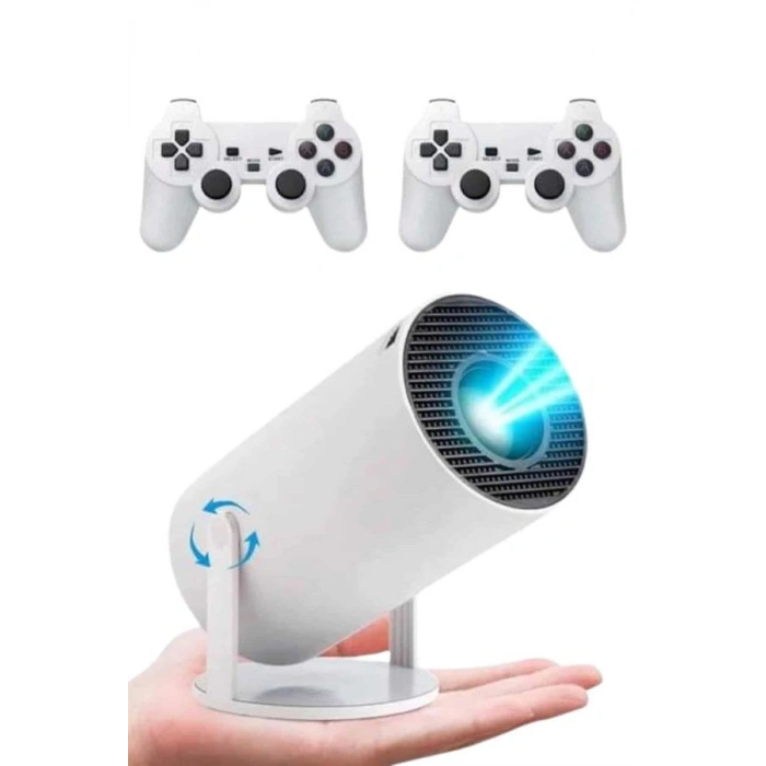 Nevamel Projeksiyon Cihazı Video Oyun Konsolu 8 GB Hafıza LCD Ekran Kumandalı