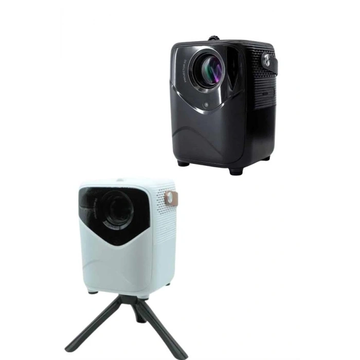 Nevamel Projeksiyon Ev Sineması Bluetooth 4k HD Kaliteli Görüntü Kumandalı