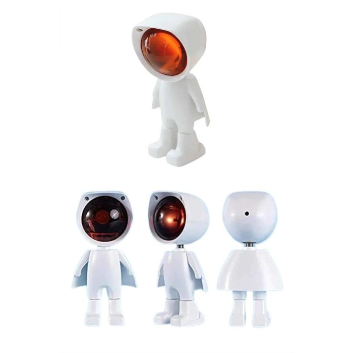 Nevamel Projeksiyon Güneş Lambası Astronot Gün Batımı Projektör LED Işıklı