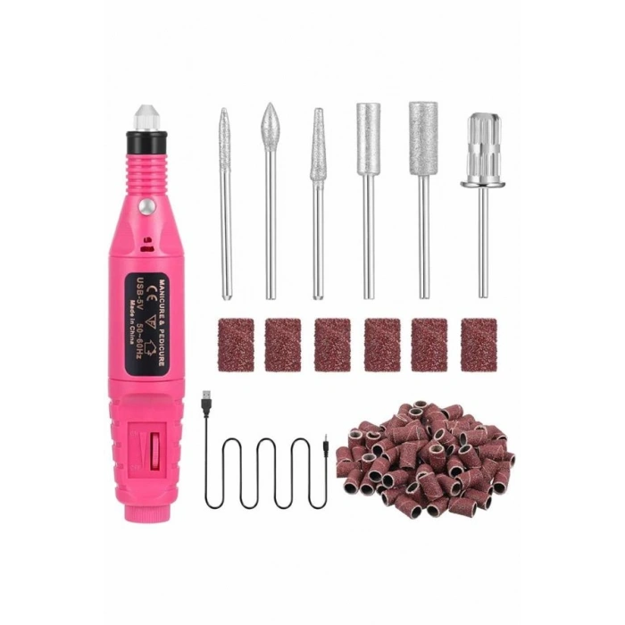 Nevamel Protez Tırnak Ayak Nasır Ve Tırnak Mantar Makinesi Elektrikli 12v Tırnak Törpü Seti