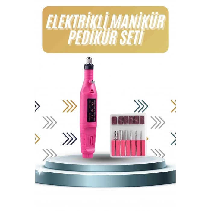 Nevamel Protez Tırnak Ayak Nasır Ve Tırnak Mantar Makinesi Elektrikli 12v Tırnak Törpü Seti