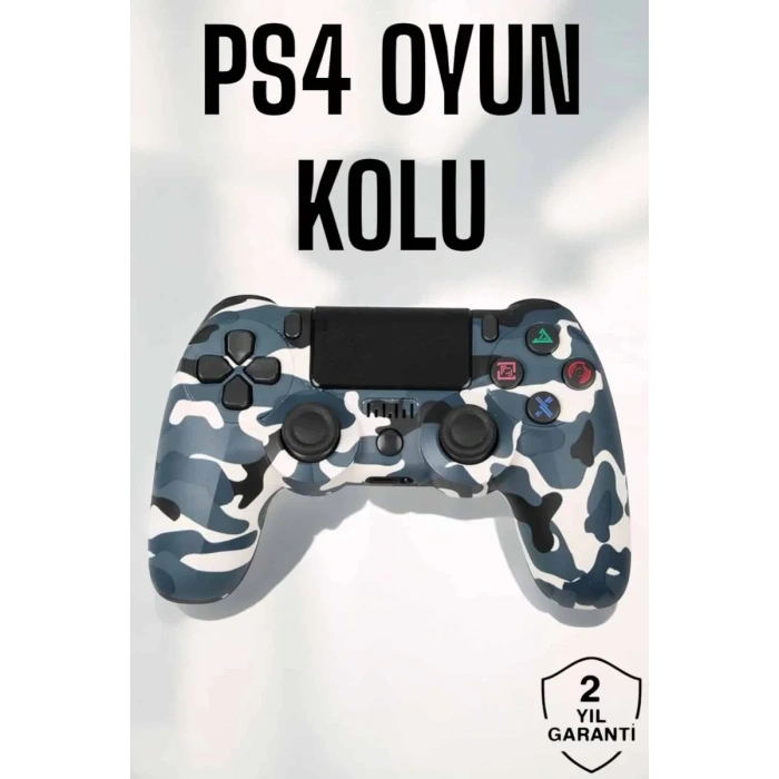Nevamel® PS4 Oyun Kolu Kamuflaj Desenli Joystick