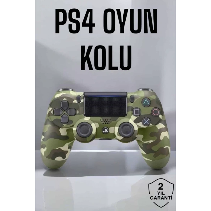 Nevamel® PS4 Oyun Kolu Kamuflaj Desenli Joystick