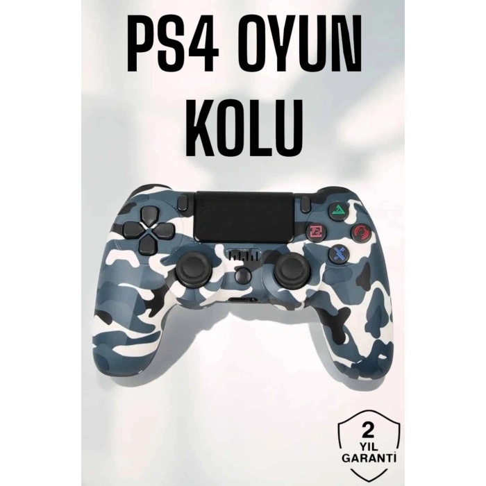 Nevamel PS4 Oyun Kolu Kamuflaj Desenli Joystick
