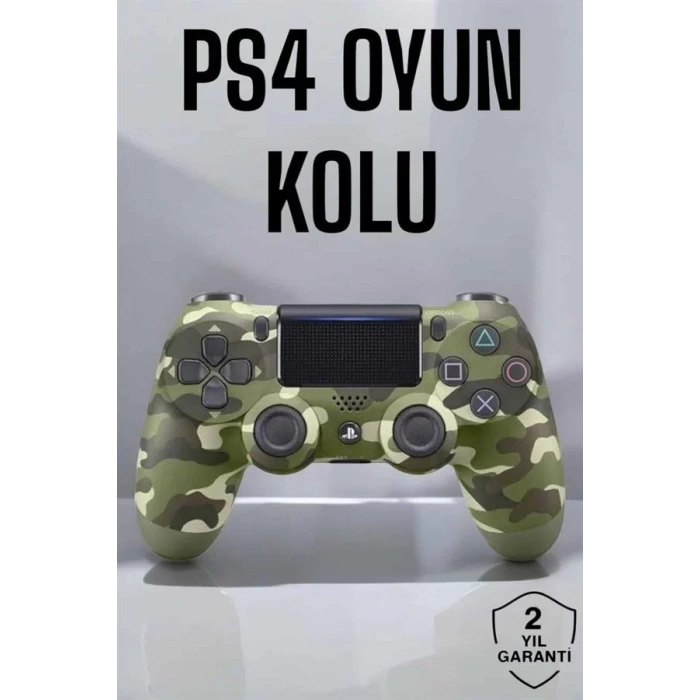 Nevamel® PS4 Oyun Kolu Kamuflaj Desenli Joystick