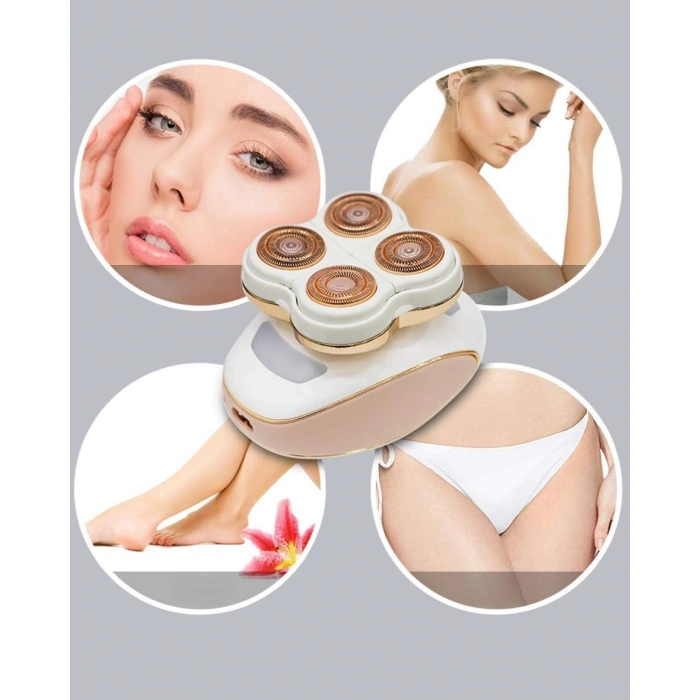Nevamel® Pürüzsüz Cilt İçin Çok Başlıklı Ağrısız Tıraş Makinesi
