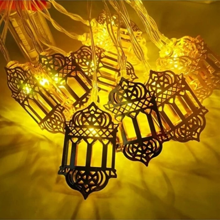 Nevamel® Ramazan Kandili Model Dekoratif LED Işık 2 Metre