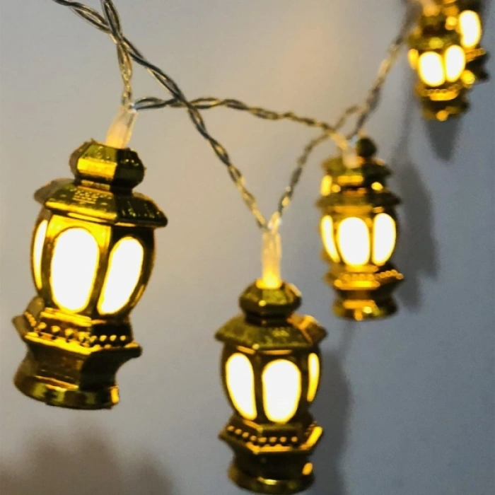 Nevamel® Ramazan Temalı Kubbe Dekoratif LED Işık 2 Metre