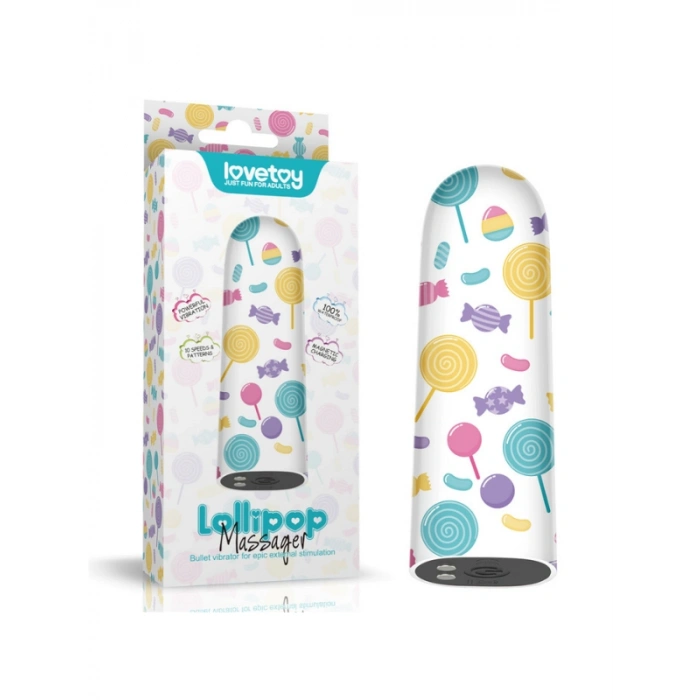 Nevamel® Rechargeable Lollipop Massager Kurşun Vibratör