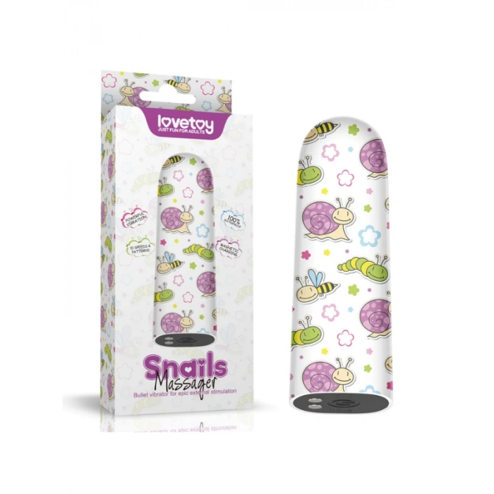 Nevamel® Rechargeable Snails Massager Kurşun Vibratör