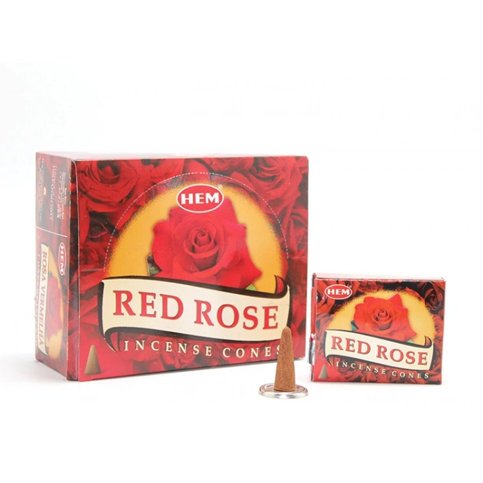 Nevamel Red Rose Aromalı Konik Tütsü