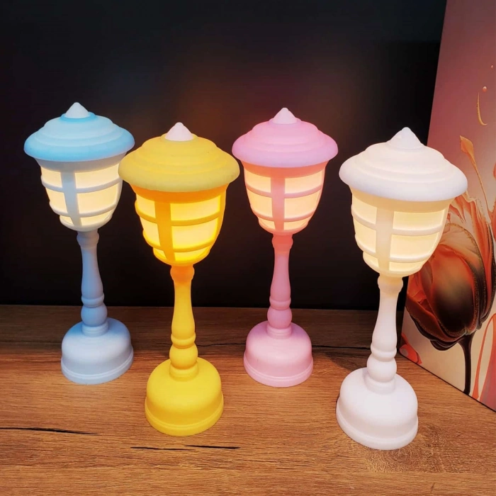 Nevamel Renkli Sokak Lambası Tasarımlı Led Işık