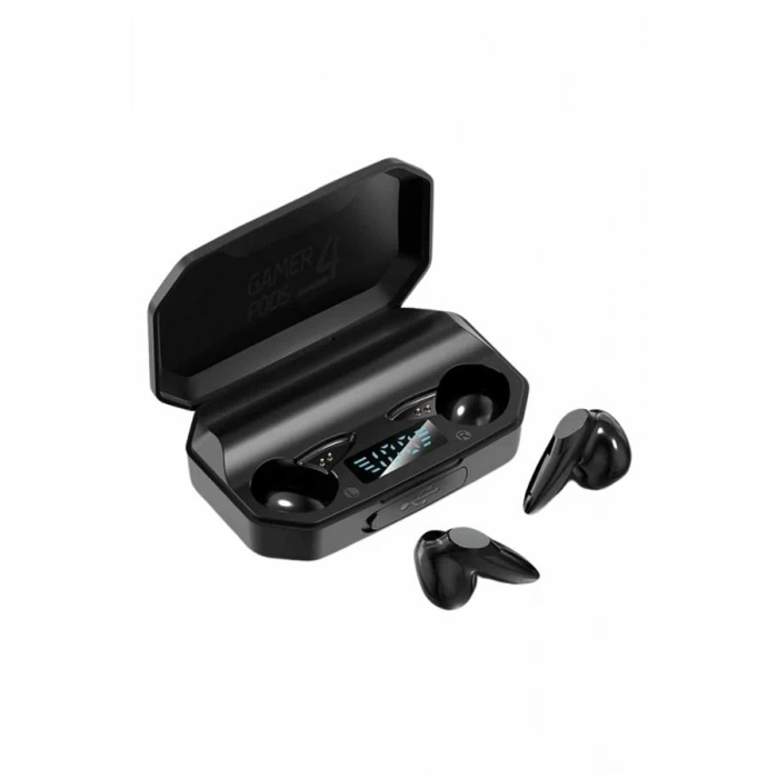 Nevamel Rgb Işıklı Çift Mikrofonlu Siyah Profesyonel Oyuncu Kulaklığı Kablosuz Kulakiçi