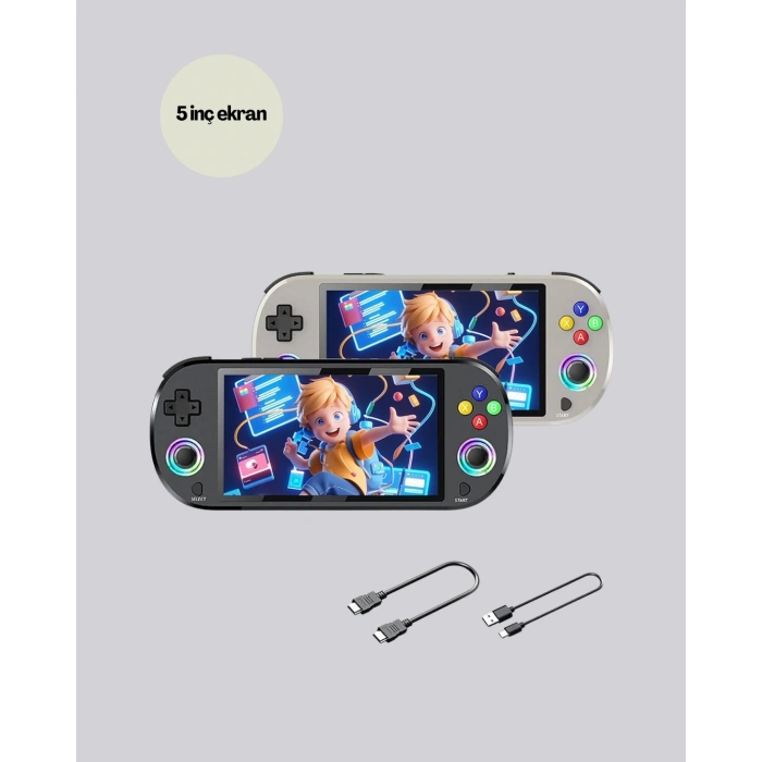 Nevamel® RGB Işıklı Joystickli El Tipi Oyun Cihazı