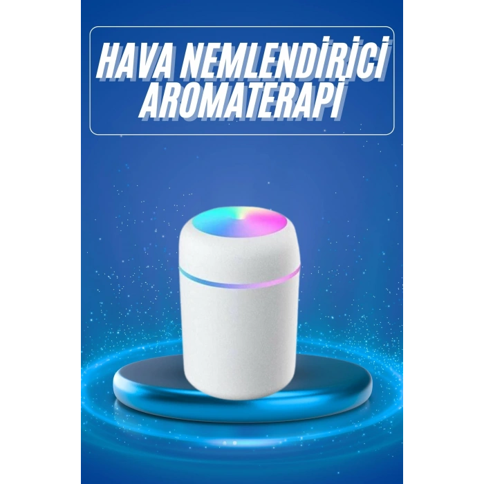 Nevamel Rgb Işıklı Ulrasonik Ledli Hava Nemlendirici Buhar Makinesi Buhardanlık