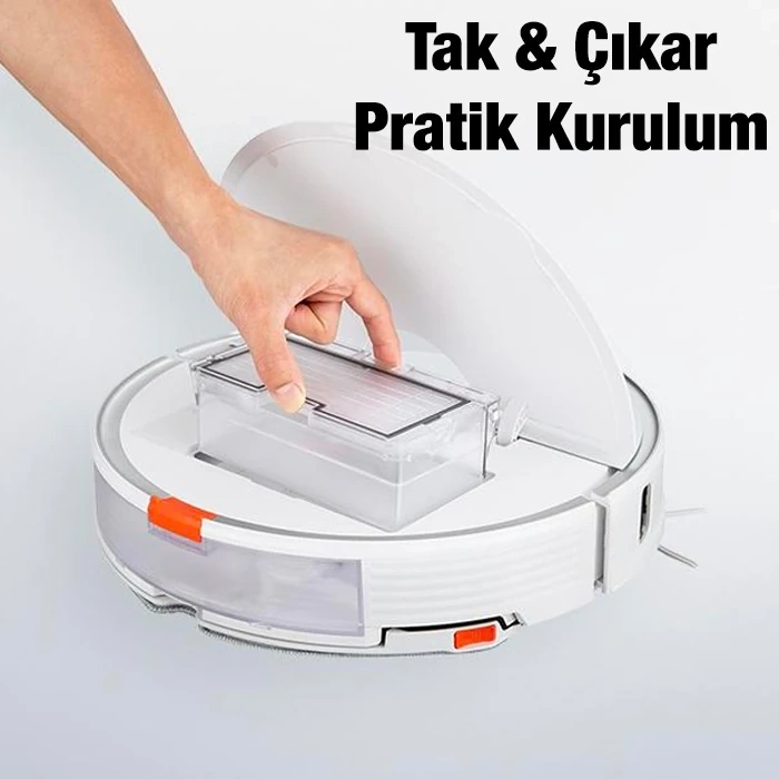 Nevamel Roborock S7 - T7S - T7S Plus G10 Akıllı Robot Süpürge Filtresi 2 Adet Filtre Seti-(5775)