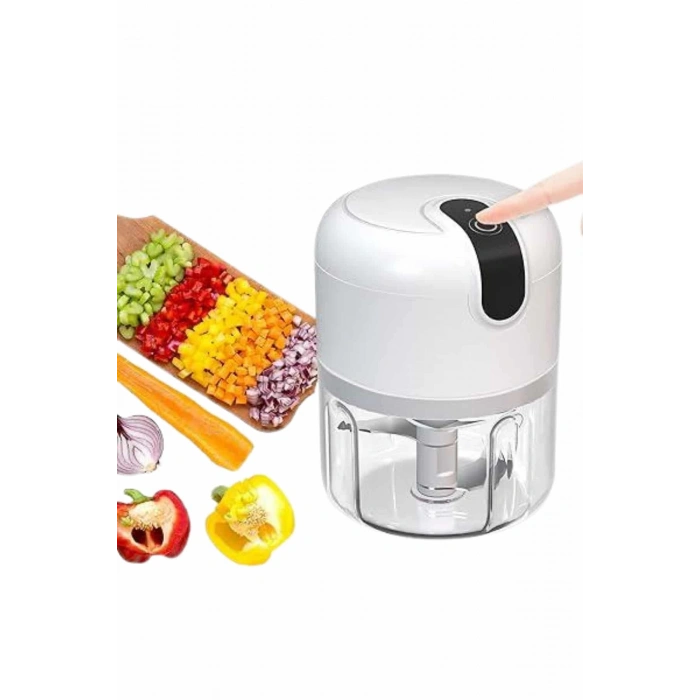 Nevamel® Rondo Doğrayıcı 250 ML Taşınabilir USB Şarjlı Pratik El Rondo Blender