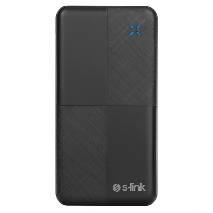 Nevamel® S-LINK IP-G12N Siyah 10.000mAh 2xUSB 1xMicro USB 1xType-C 4 LED Göstergeli PowerBank(1923)
