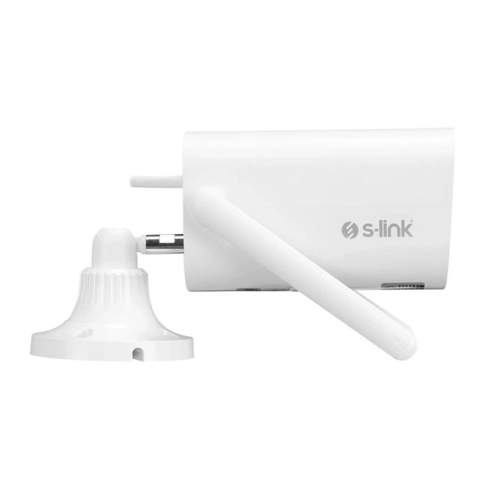 Nevamel® S-LINK SL-BLT01 Akıllı Güvenlik Kamerası WiFi 2Mpix 3.6mm Lens 10m. Gece Görüşü Micro SD Kartlı TUYA Yazılım Büyük Kasa(1923)