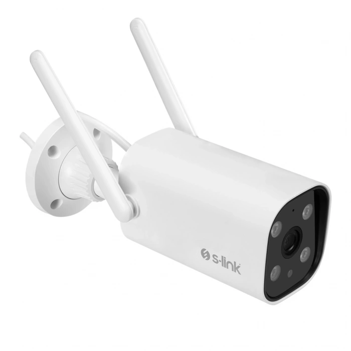 Nevamel® S-LINK SL-BLT01 Akıllı Güvenlik Kamerası WiFi 2Mpix 3.6mm Lens 10m. Gece Görüşü Micro SD Kartlı TUYA Yazılım Büyük Kasa(1923)