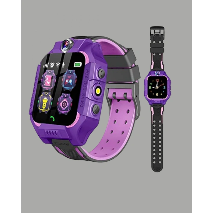 Nevamel® S10 Mor Akıllı Çocuk Saati