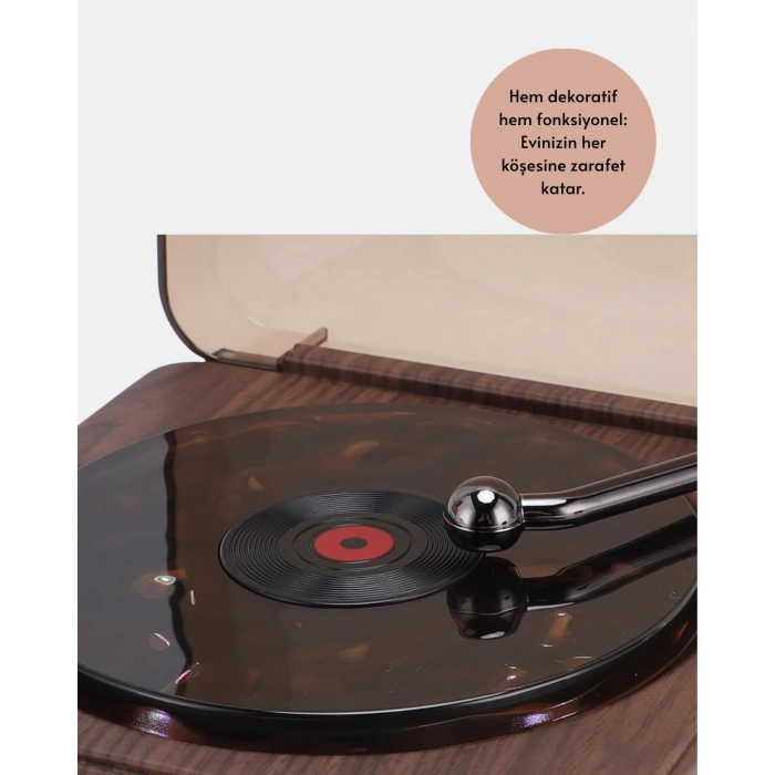 Nevamel Saatli Gece Işıklı Hoparlör – Modern ve Vintage Tasarım