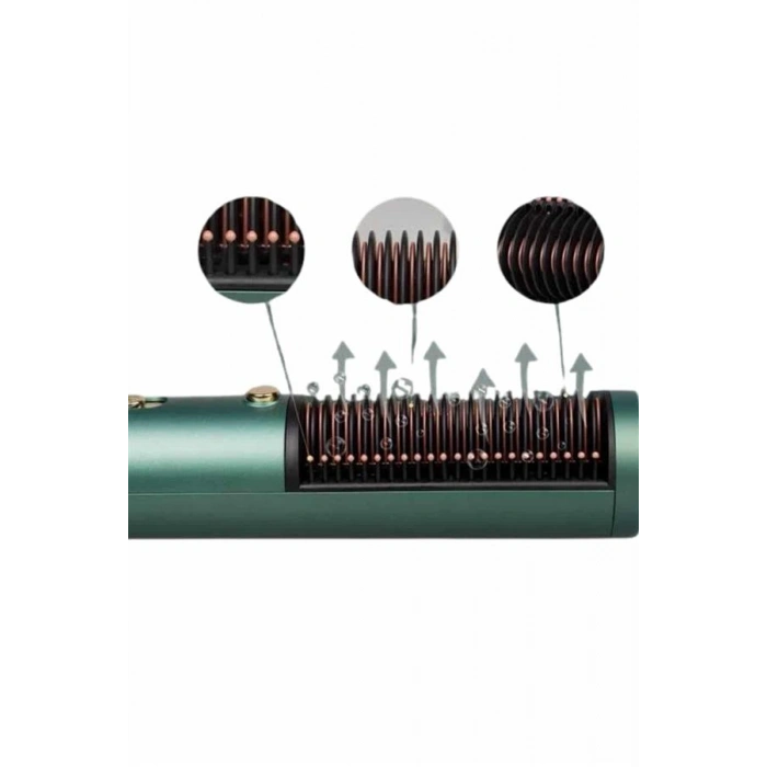 Nevamel Saç Düzleştirici Fön Makinesi Saç Fırçası Profesyonel Üflemeli