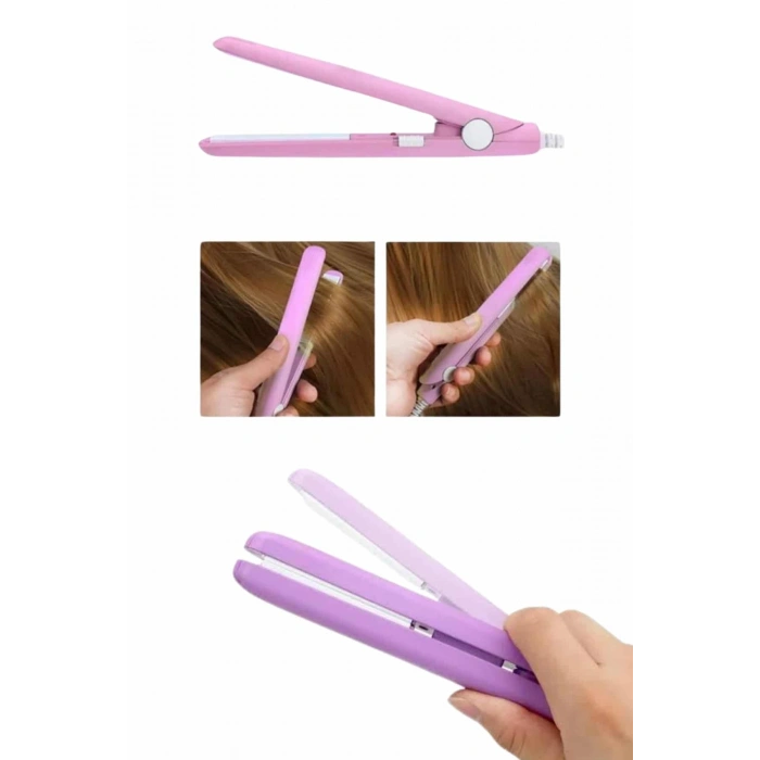 Nevamel Saç Düzleştirici Pürüzsüz Parlaklık Seyahat Tipi Taşınabilir Seramik Kaplama