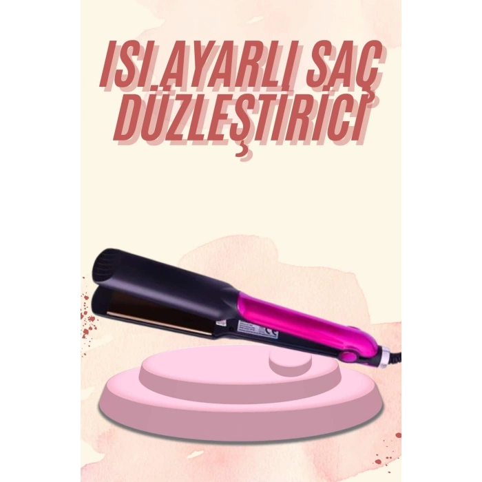 Nevamel Saç Düzleştirici Seramik Kaplama Yüksek Isı Ayarlı Profesyonel 4 Kademeli 220 Decere