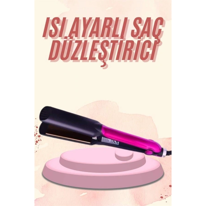 Nevamel Saç Düzleştirici Seramik Kaplama Yüksek Isı Ayarlı Profesyonel 4 Kademeli 220 Decere