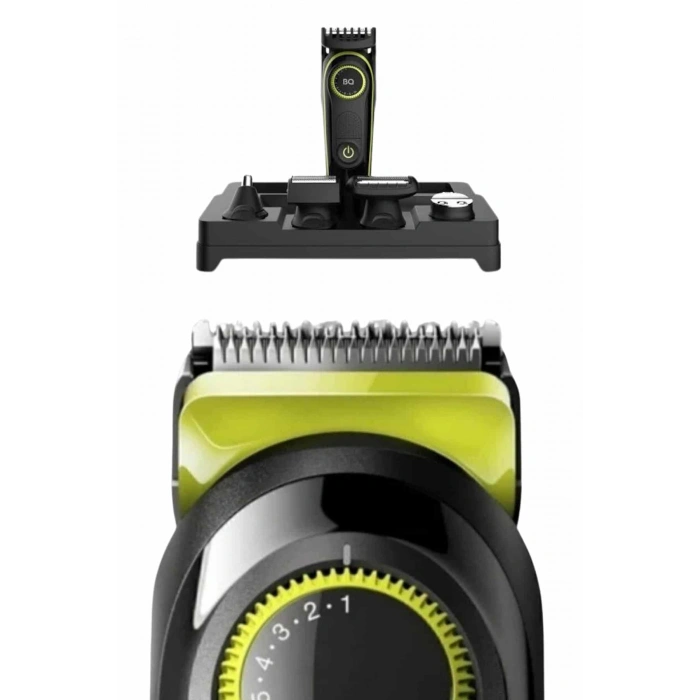 Nevamel® Saç Sakal Şekillendirici Tıraş Makinesi 5 Başlıklı Paslanmaz Çelik Bıçaklı Unısex