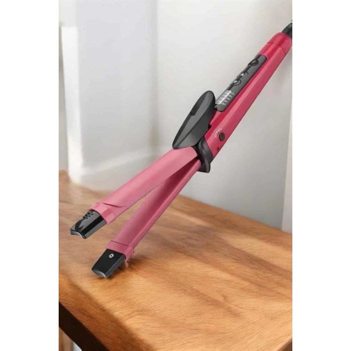 Nevamel Saç Şekillendirici Düzleştirici Ve Maşa Isı Ayarlı