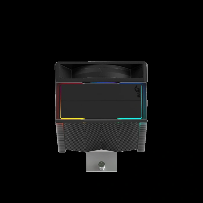 Nevamel® SAMA X40L Black 1x100mm ARGB Fan Kule Tipi Hava Soğutma 4 adet Gelişmiş Kompozit Isı Borusu CPU Fan (AMD ve INTEL Tüm işlemciler ile uyumlu)(1923)