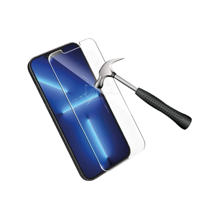 Nevamel® Samsung A13 Ekran Koruyucu Kırılmaz Cam Şeffaf Cam (1431)
