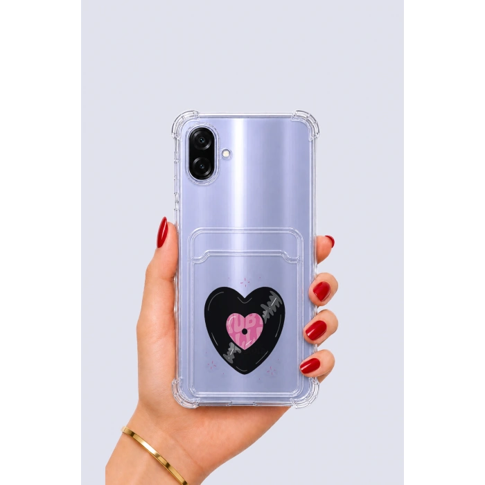 Nevamel® Samsung Galaxy A07 Kartlıklı Vinly Desenli Kılıf