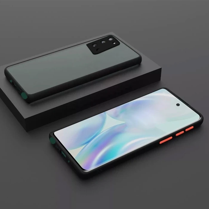 Nevamel Samsung Galaxy Note 20 Pro Kamera Lens Korumalı Kılıf Premium Silikon Kılıf-(5775)