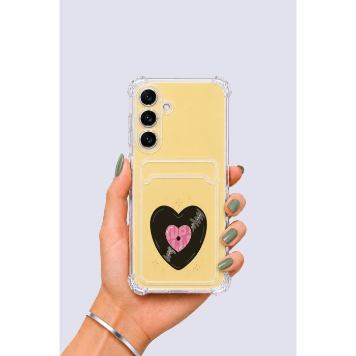 Nevamel® Samsung Galaxy S24 FE Kartlıklı Vinly Desenli Kılıf