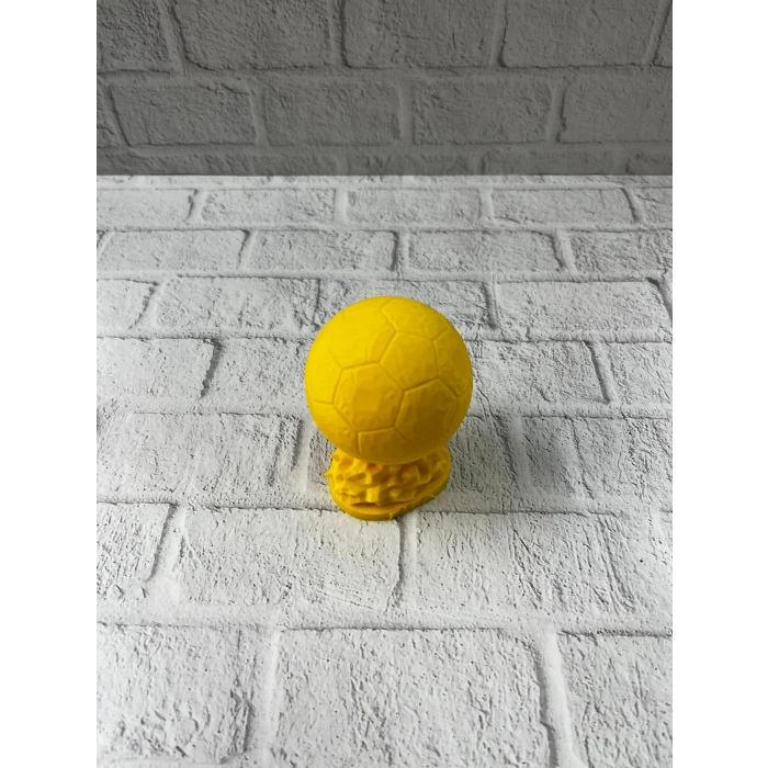 Nevamel® Sarı FIFA Topu Dekoratif Biblo 10cm Modern Masa Üstü Aksesuar