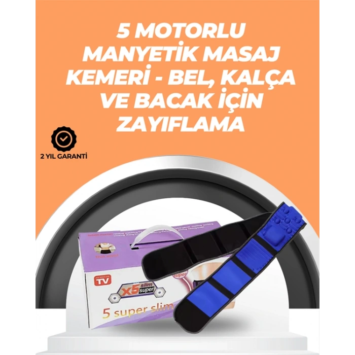 Nevamel Şarj Edilebilir 7.2W Gücünde Çok Bölgeli Masaj Kemeri – Kolay Taşınabilir ve Pratik Kullanım