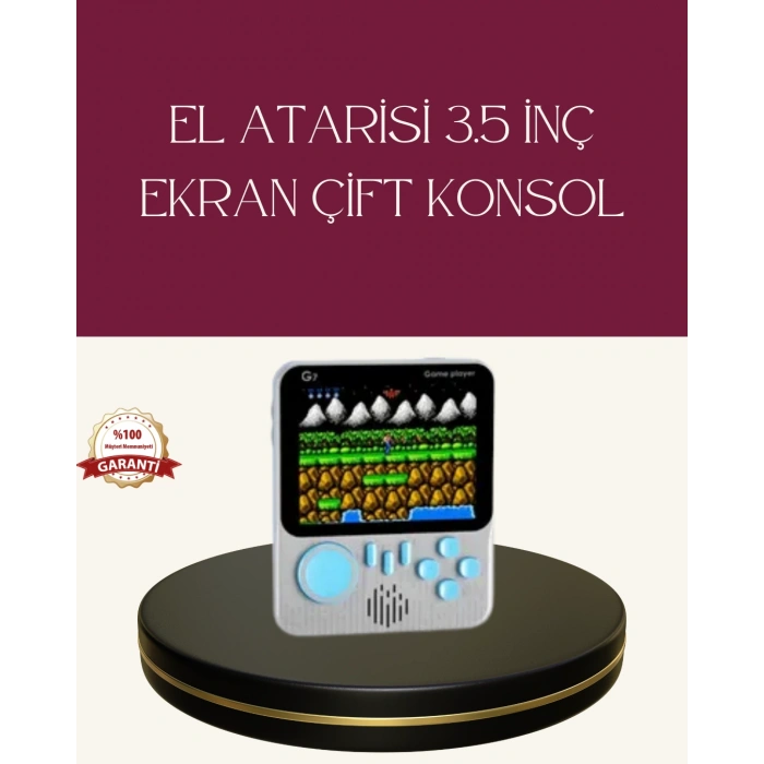 Nevamel Şarjlı 3.5 İnç Retro Oyun Konsolu