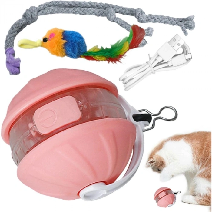 Nevamel Şarjlı Hareketli Kedi Topu Oyuncak