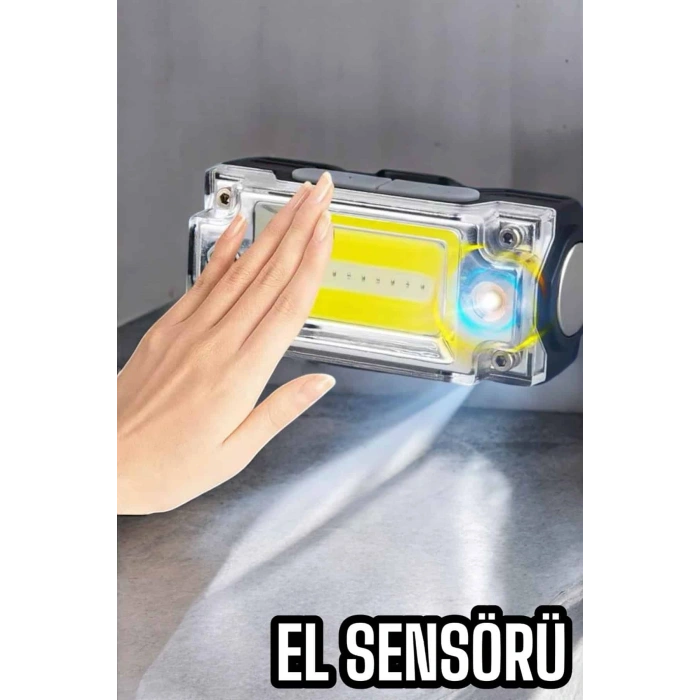 Nevamel Şarjlı Kafa Feneri Suya Dayanıklı Ayarlanabilir Kamp Feneri