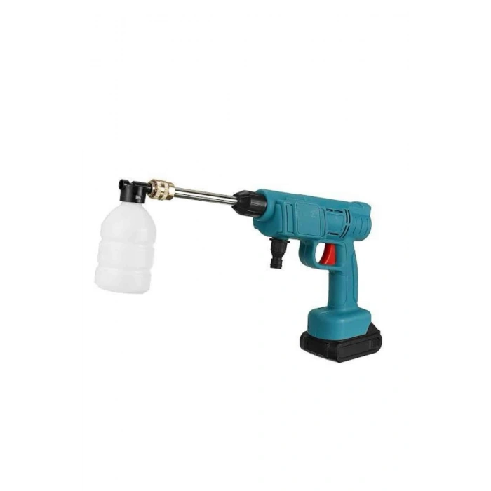 Nevamel Şarjlı Oto Yıkama Bahçe Sulama Tabancası Makinesi Yüksek Basınçlı