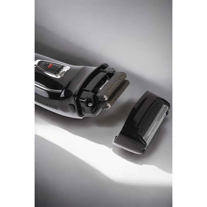 Nevamel Şarjlı Paslanmaz Çelik Bıçaklı ve Kablosuz Saç Sakal Tıraş Makinesi