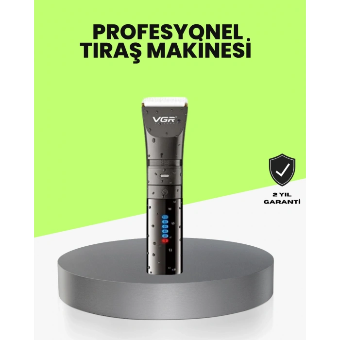 Nevamel Şarjlı Saç Kesme Makinesi – 4 Taraklı 2 Kademeli Güç Ayarı Uzun Pil Ömrü