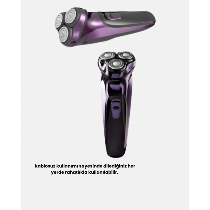 Nevamel® Şarjlı Saç ve Sakal Tıraş Makinesi Kablosuz Kompakt Tasarımlı