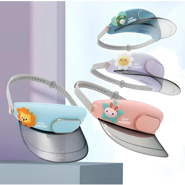 Nevamel Şarjlı Şapkalı Fan Vantilatör 3 Kademeli