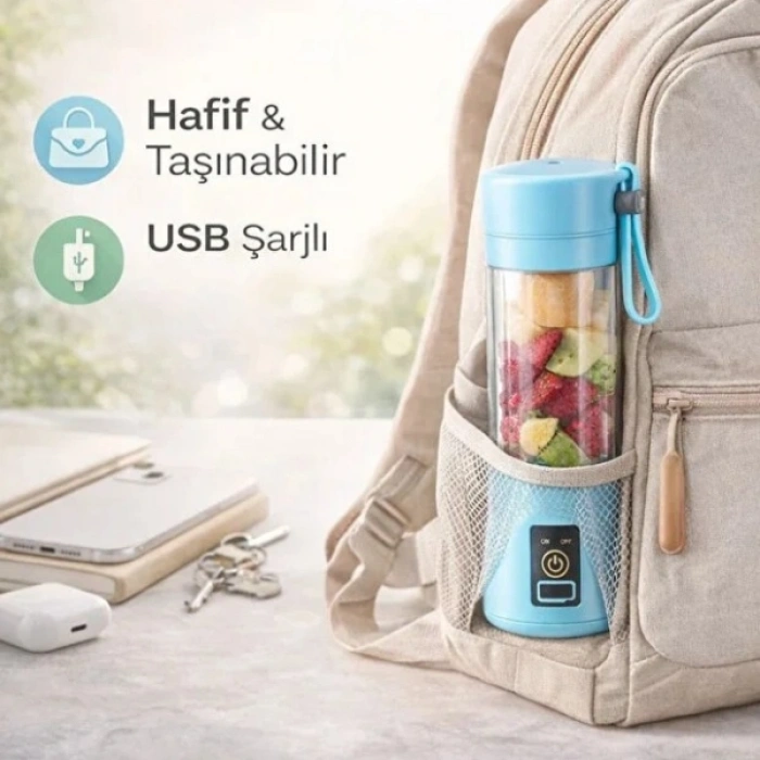 Nevamel Şarjlı Taşınabilir Smoothie Blender