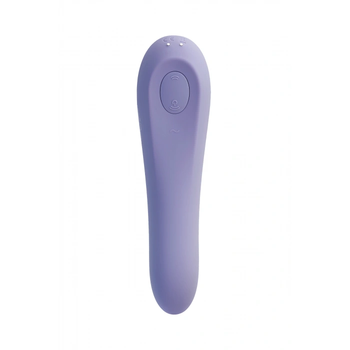 Nevamel® Satisfyer Dual Pleasure Vakum Dalgası Klitoral Vibratör, Silikon, Mor, 17.9 Cm